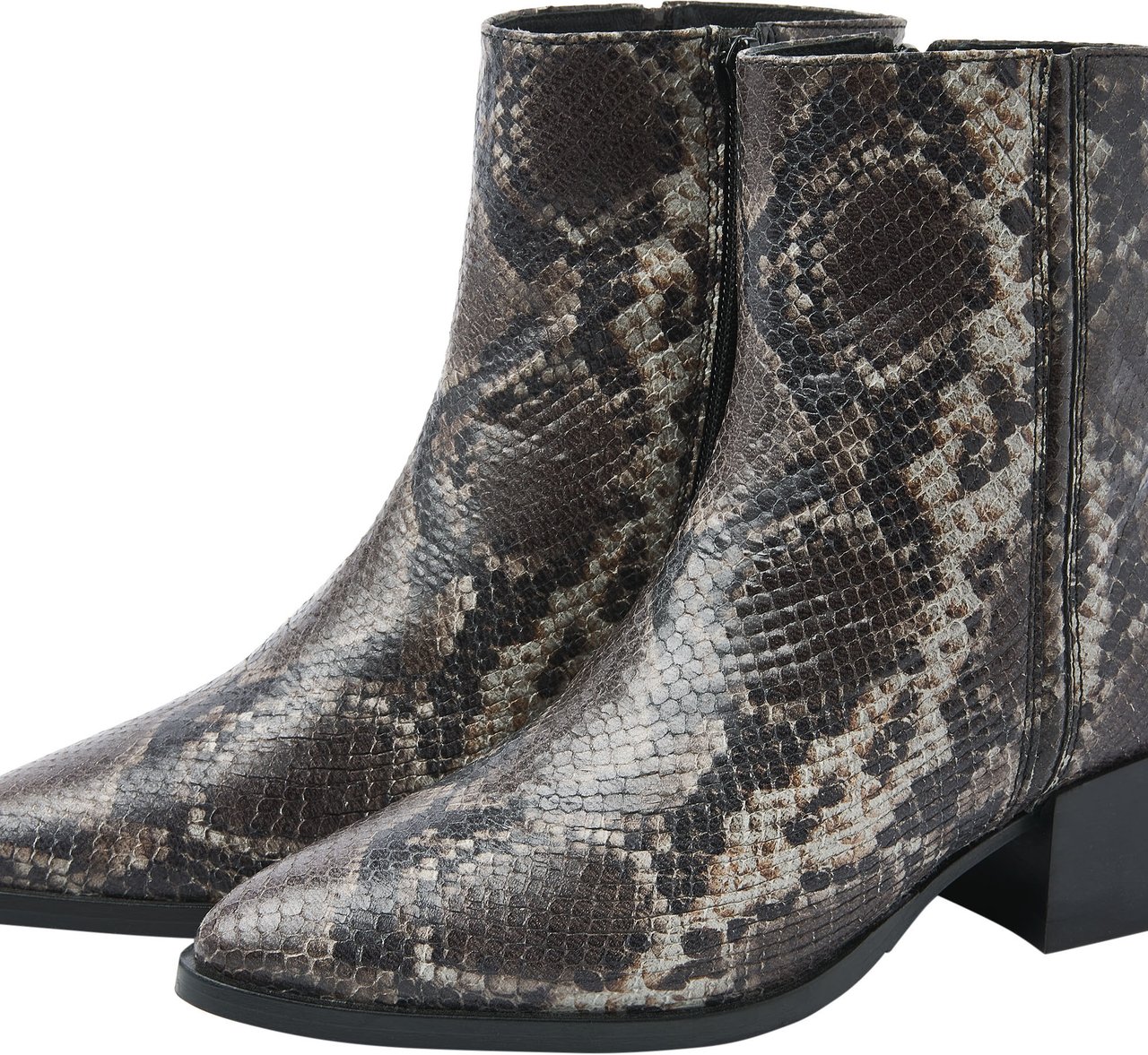 VIA VAI Rose Baker Enkellaarsjes Dierenprint