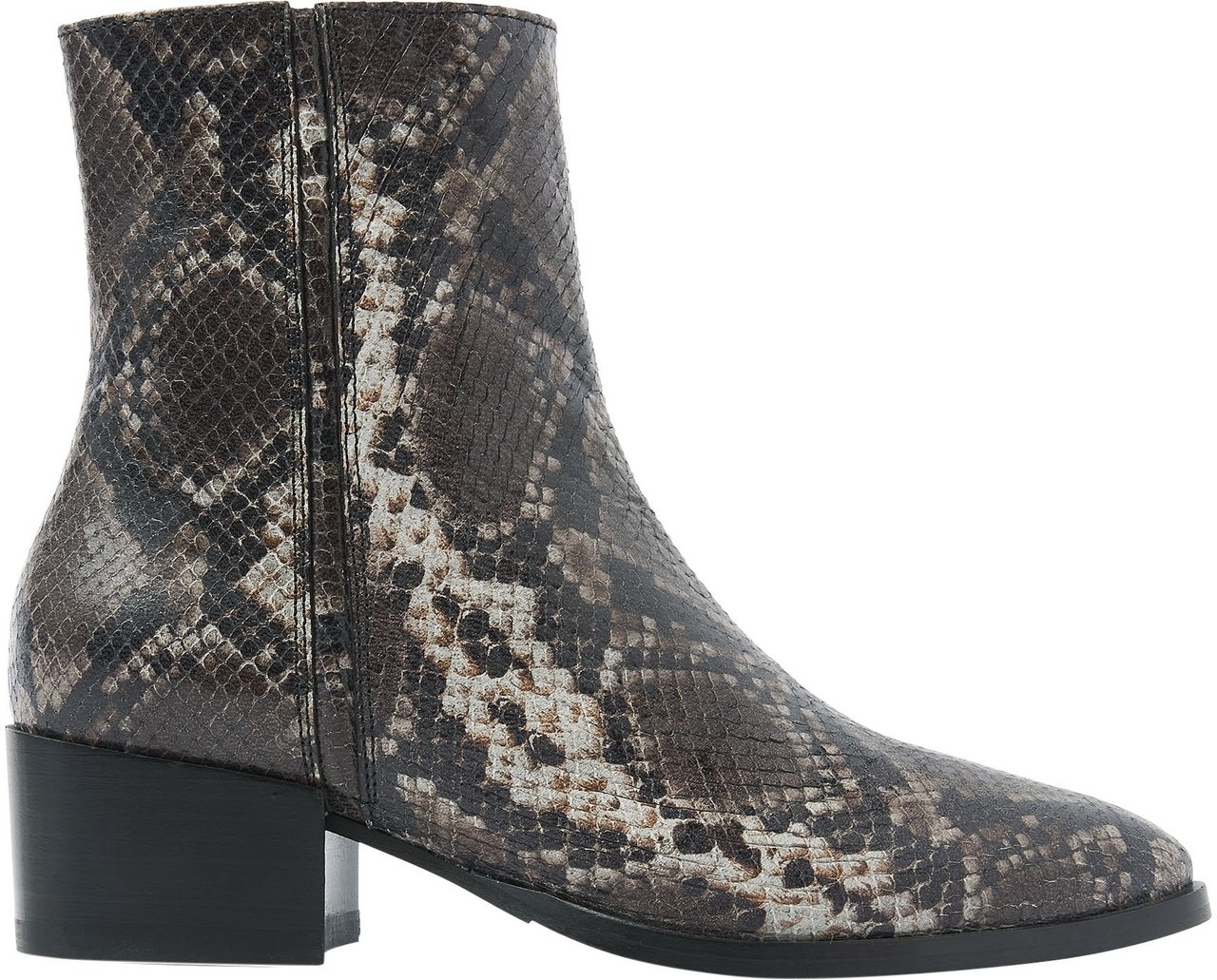 VIA VAI Rose Baker Enkellaarsjes Dierenprint