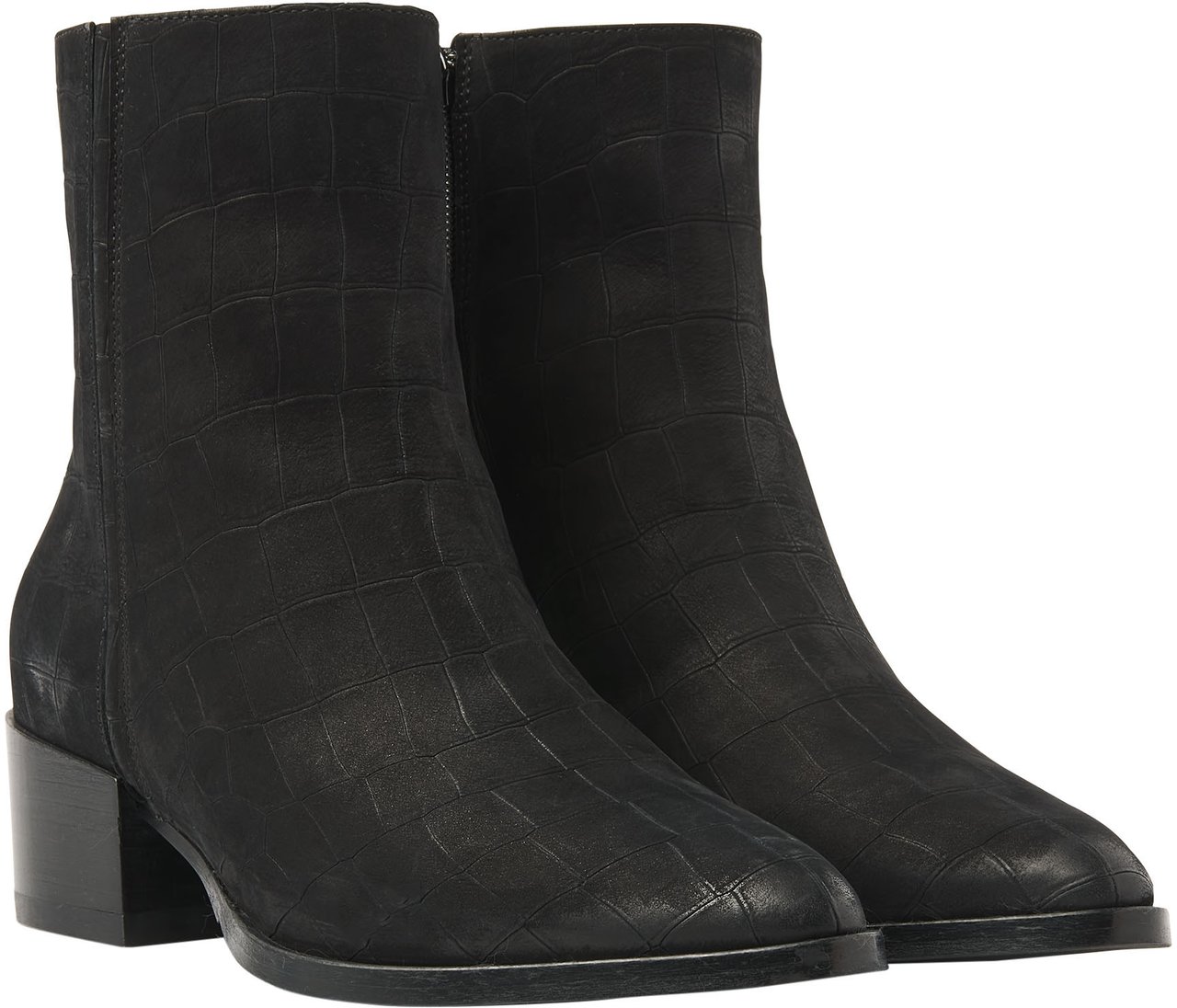 VIA VAI Rose Baker Enkellaarsjes Zwart