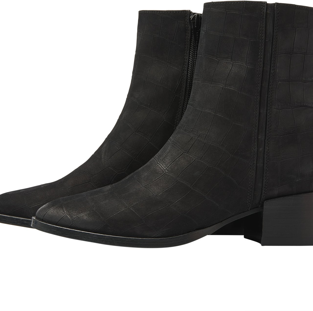 VIA VAI Rose Baker Enkellaarsjes Zwart