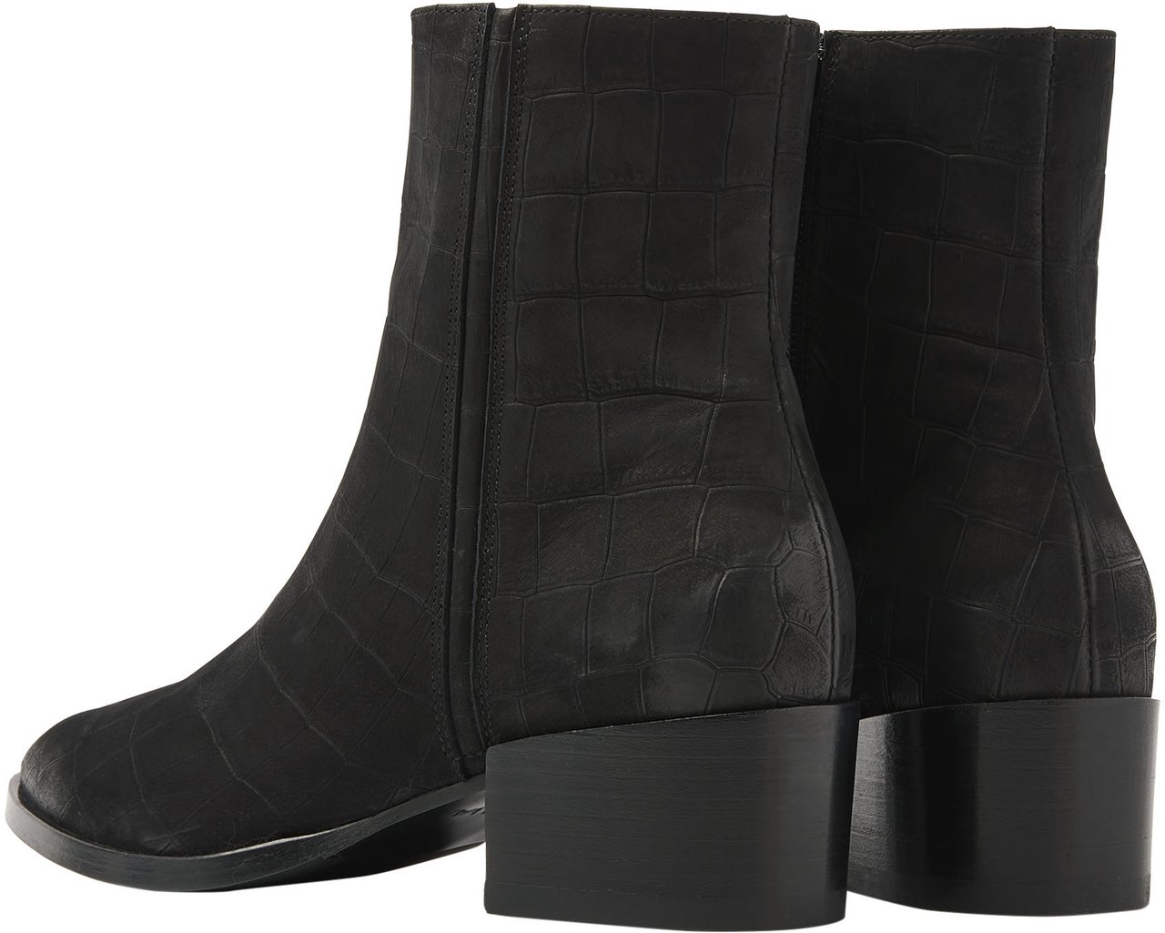 VIA VAI Rose Baker Enkellaarsjes Zwart