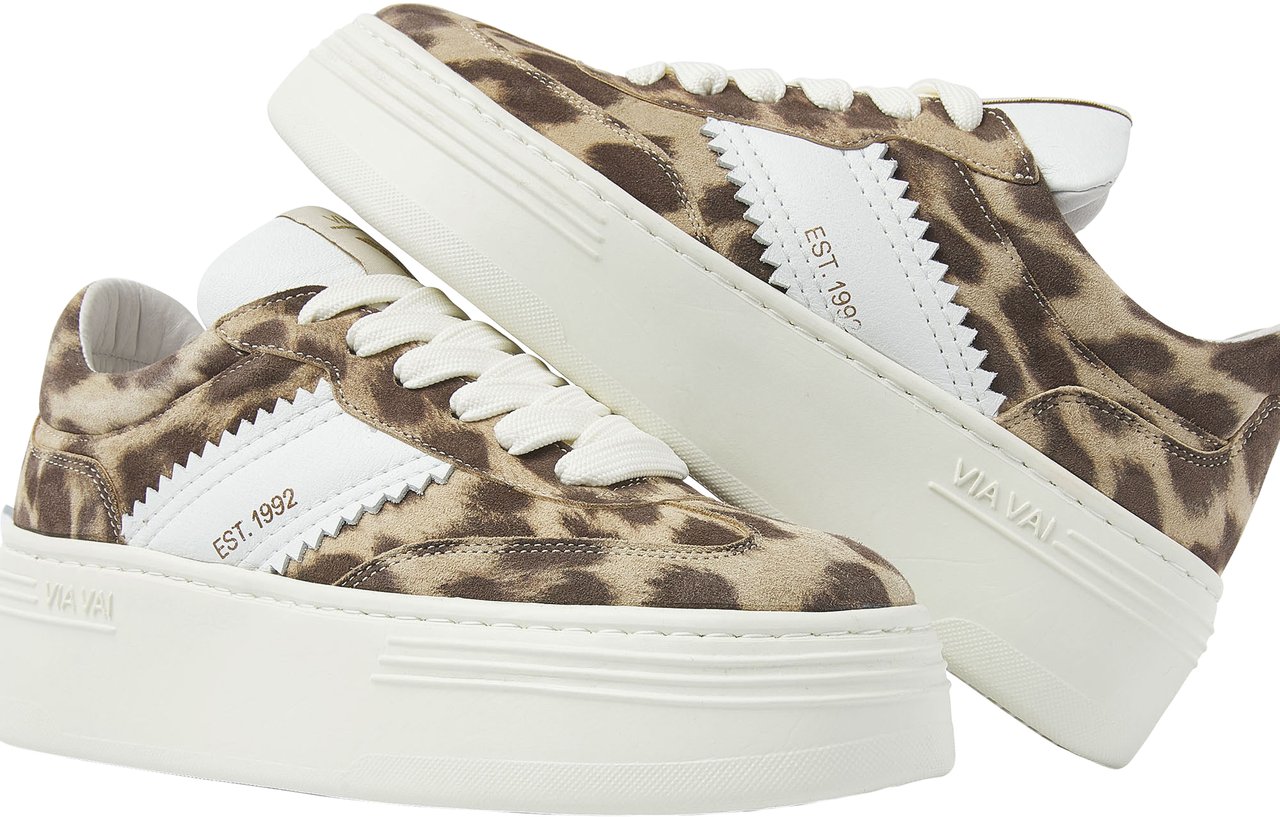 VIA VAI Isa Romi Sneakers Dierenprint