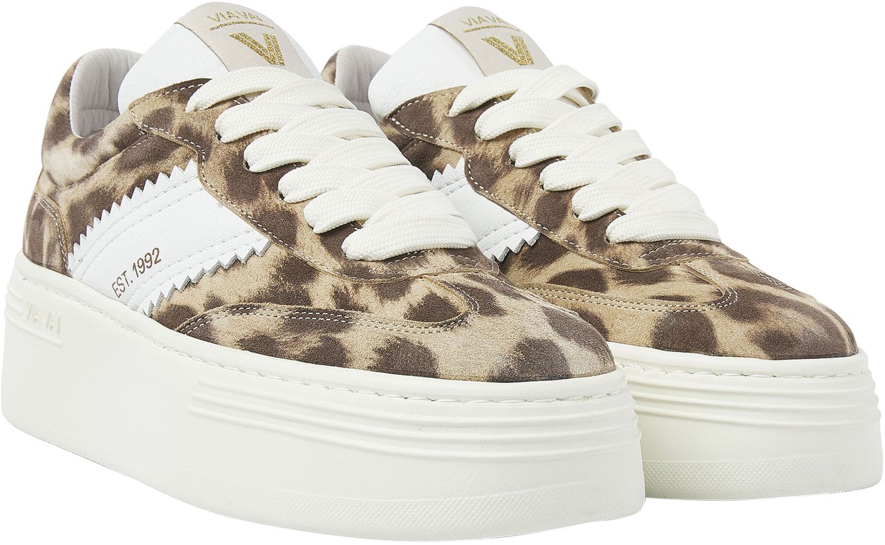 VIA VAI Isa Romi Sneakers Dierenprint