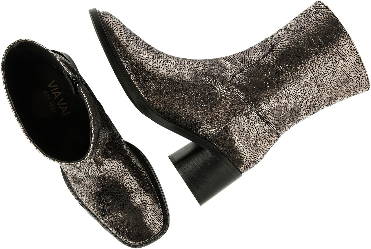 VIA VAI Zoey Cade Enkellaarsjes Metallic