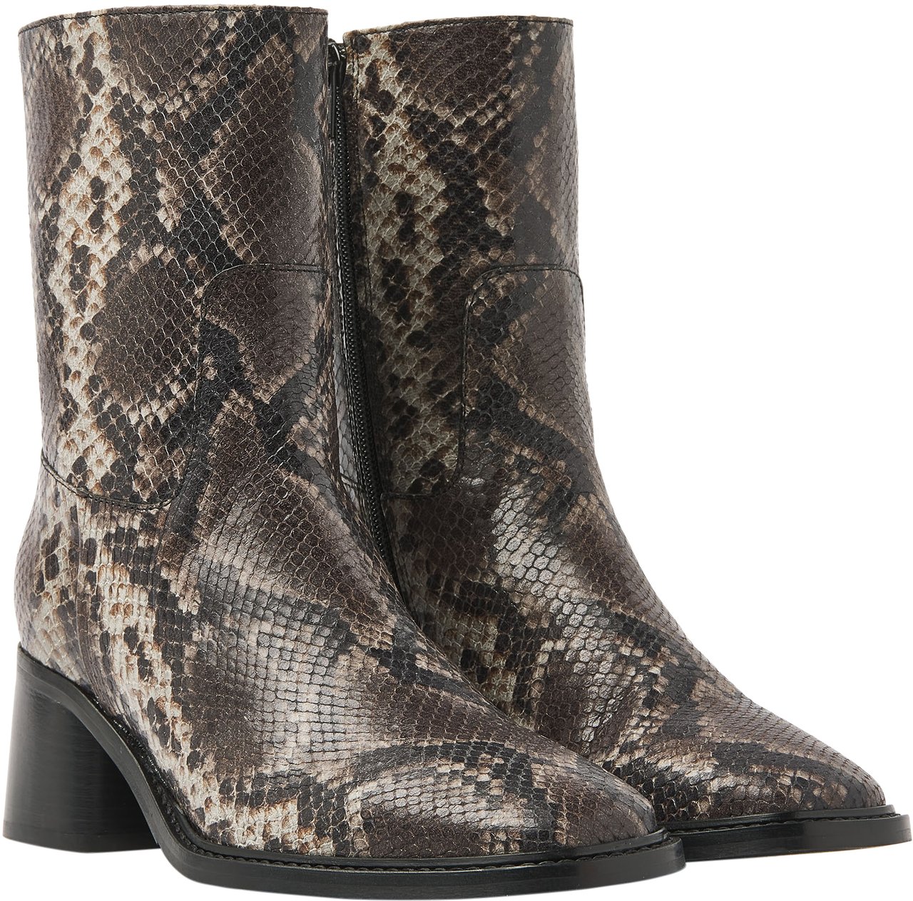 VIA VAI Zoey Cade Enkellaarsjes Dierenprint