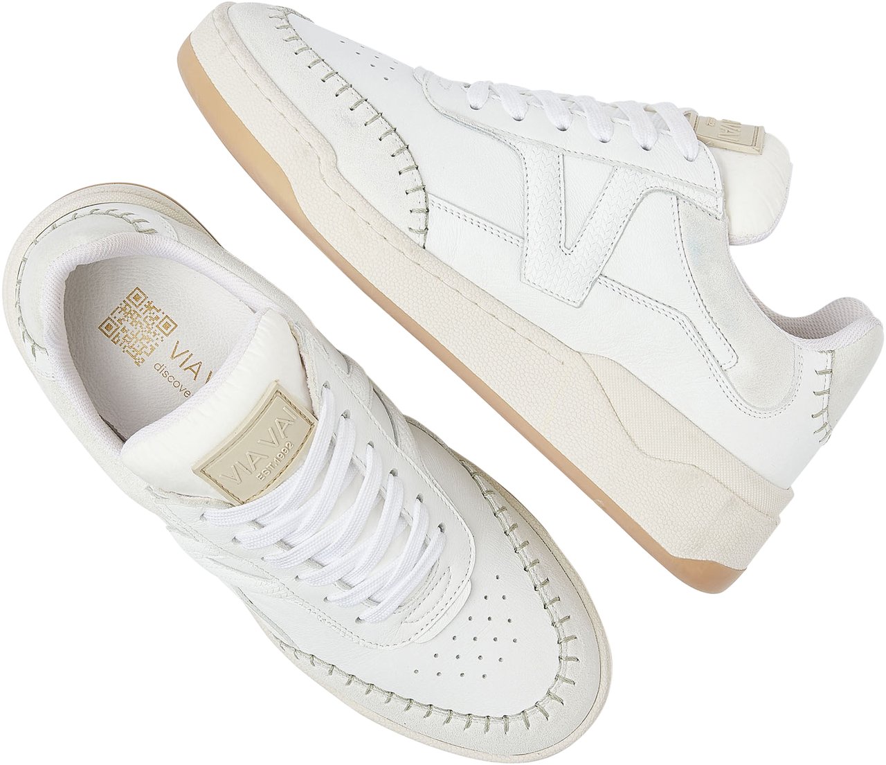 VIA VAI Sam Olivia Sneakers Wit