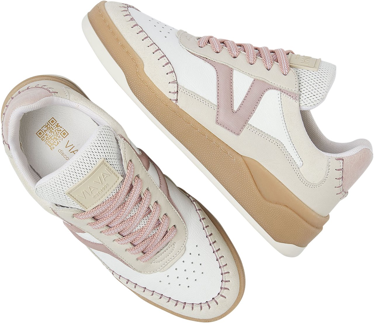 VIA VAI Sam Olivia Sneakers Roze