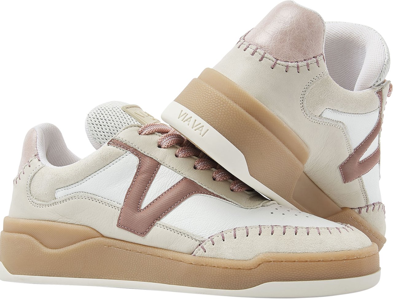VIA VAI Sam Olivia Sneakers Roze