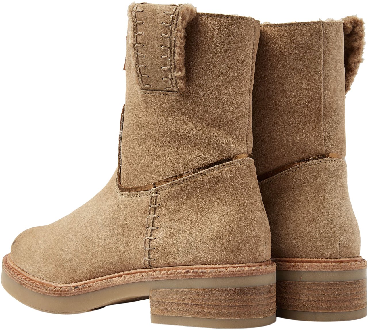 VIA VAI Bellamy Yasmin Enkellaarsjes Beige