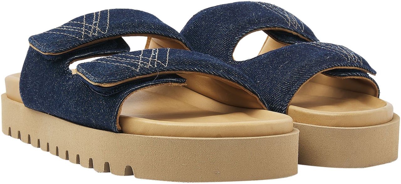 VIA VAI Rae Lidia Slippers Blauw