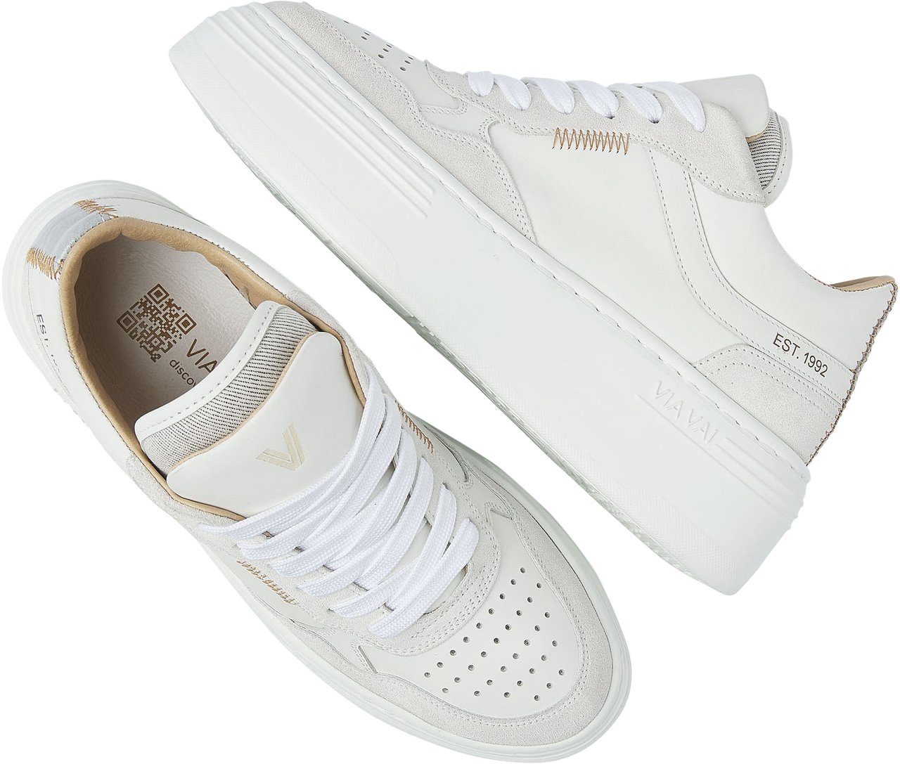 VIA VAI Isa Cecile Sneakers Wit