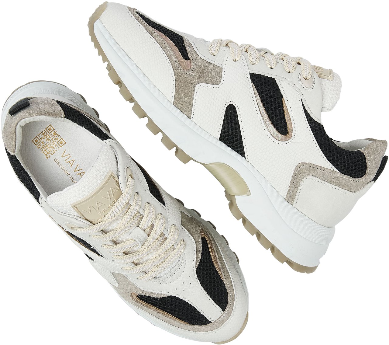 VIA VAI Danae Noelle Sneakers Zwart