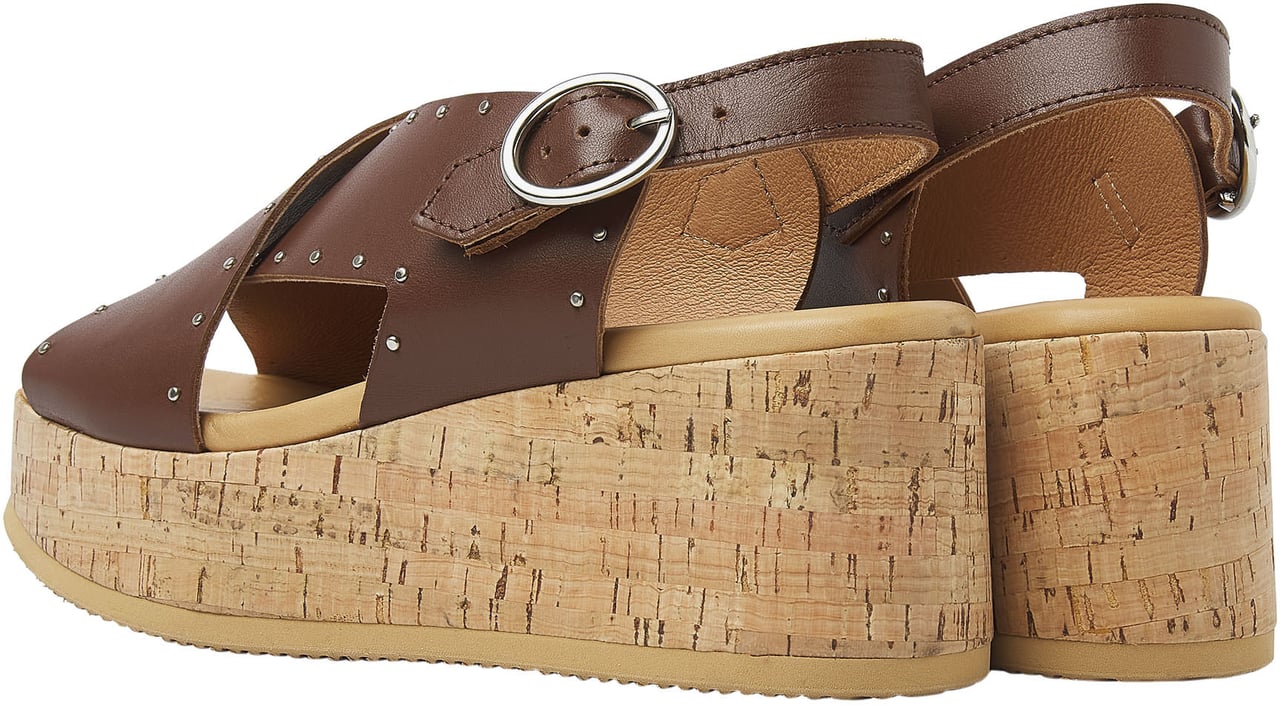 VIA VAI Sissel Elaine Sandalen Bruin