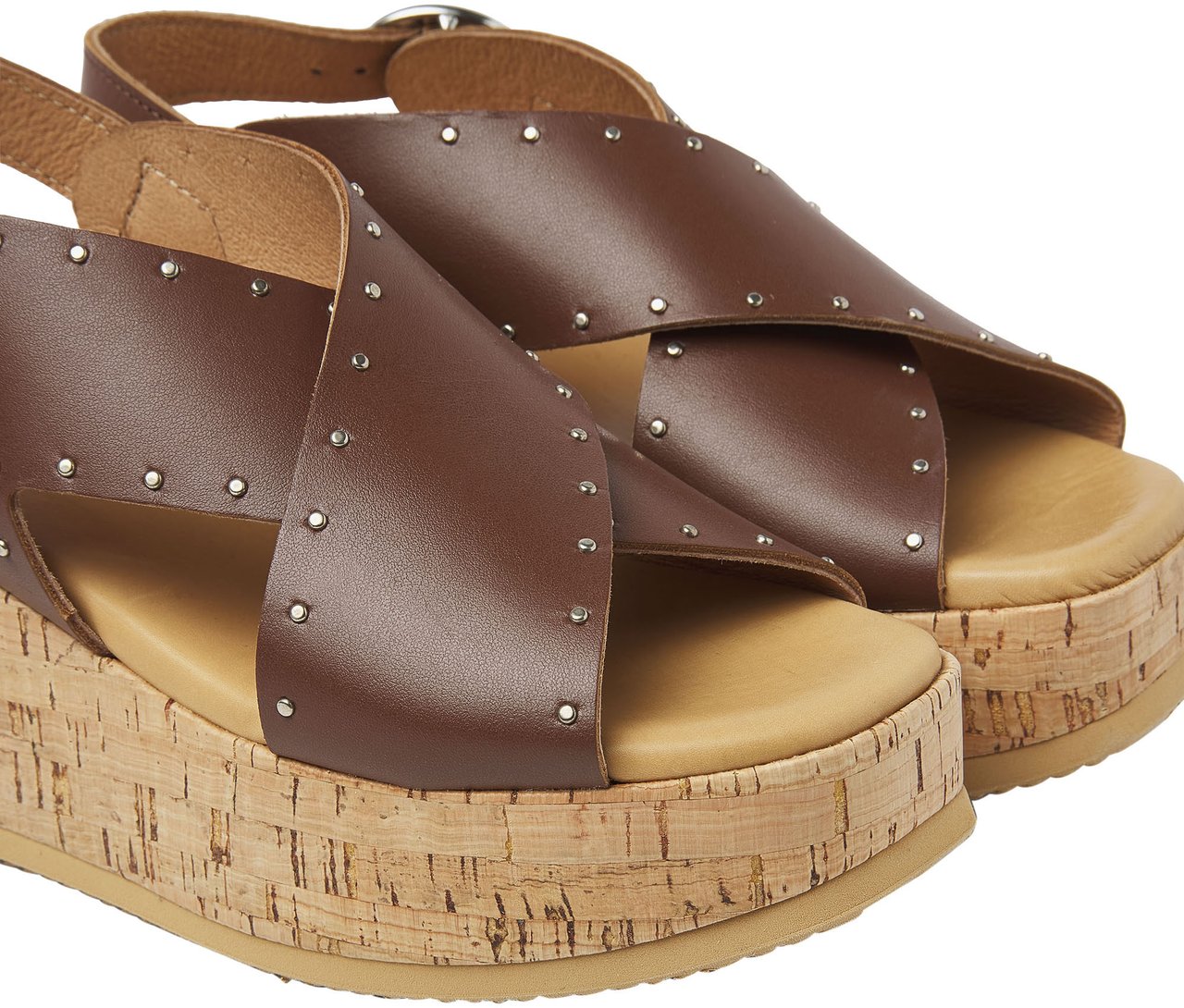 VIA VAI Sissel Elaine Sandalen Bruin