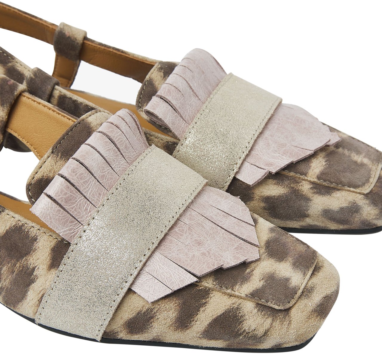 VIA VAI Julie Lindi Sandalen Dierenprint