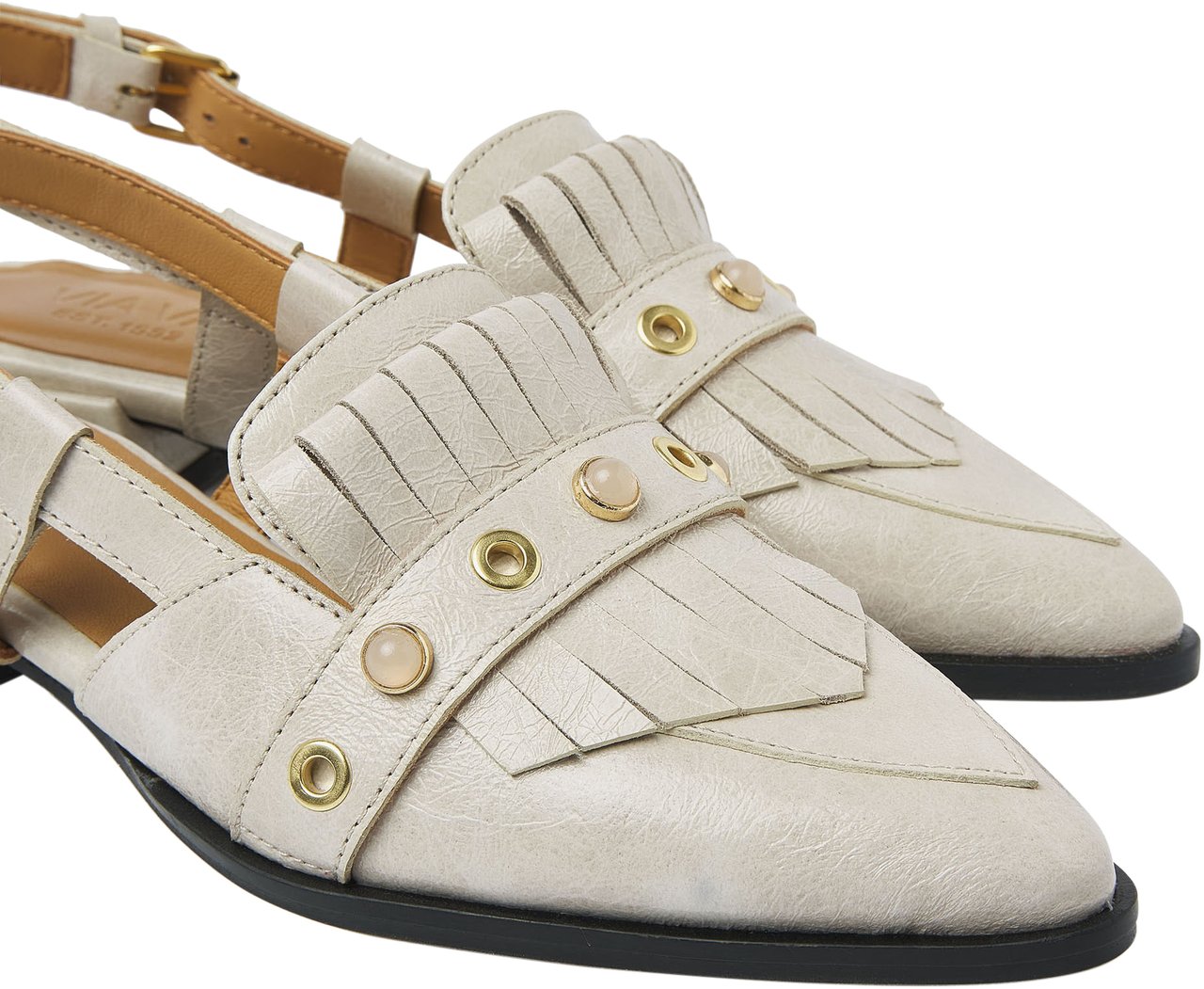 VIA VAI Jazz Tammi Slingbacks Beige