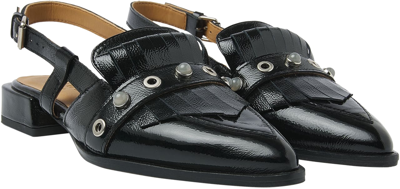 VIA VAI Jazz Tammi Slingbacks Zwart