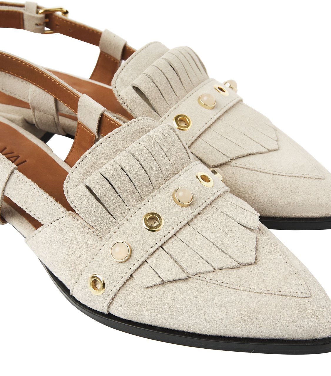 VIA VAI Jazz Tammi Slingbacks Beige