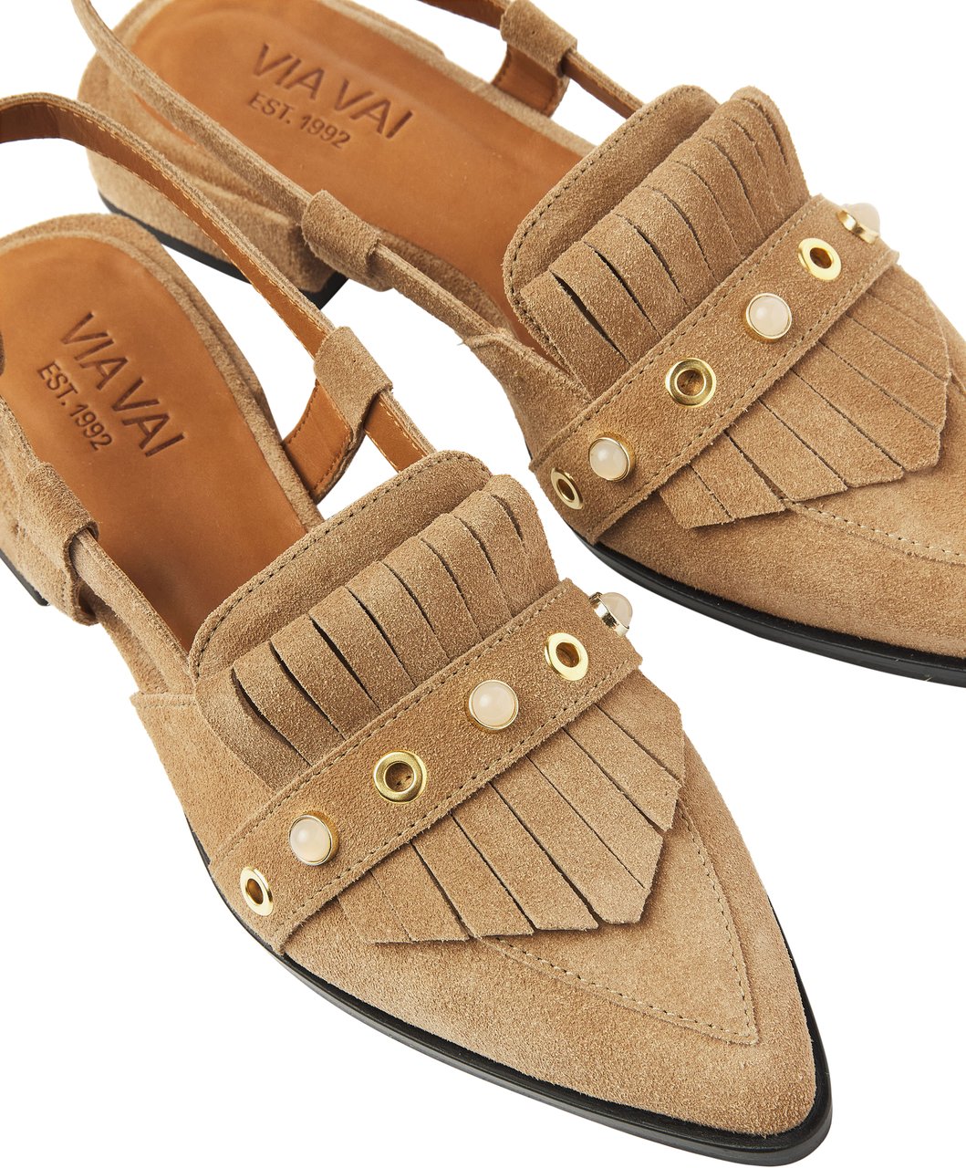 VIA VAI Jazz Tammi Slingbacks Beige