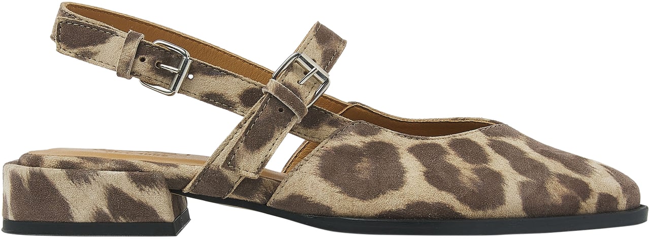 VIA VAI Jazz Valerie Slingbacks Dierenprint