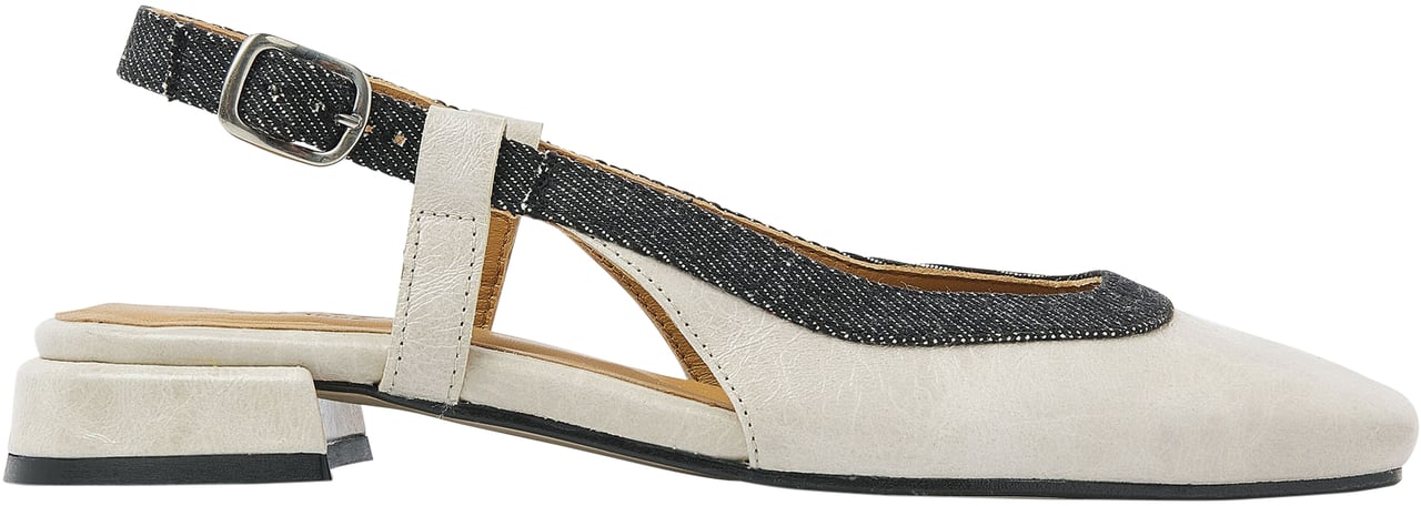 VIA VAI Julie Xena Slingbacks Beige