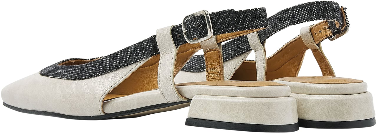 VIA VAI Julie Xena Slingbacks Beige