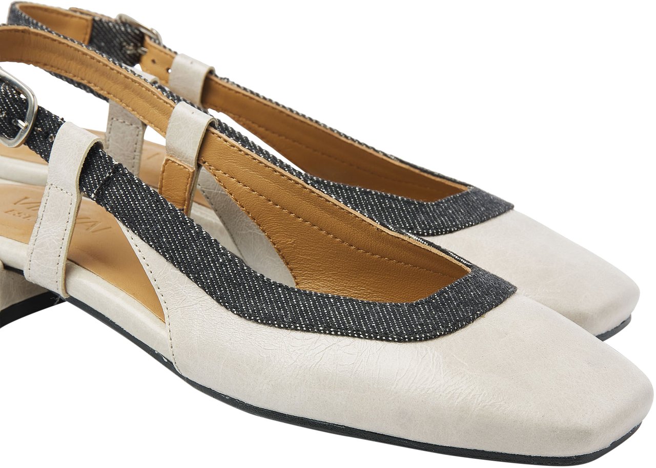 VIA VAI Julie Xena Slingbacks Beige