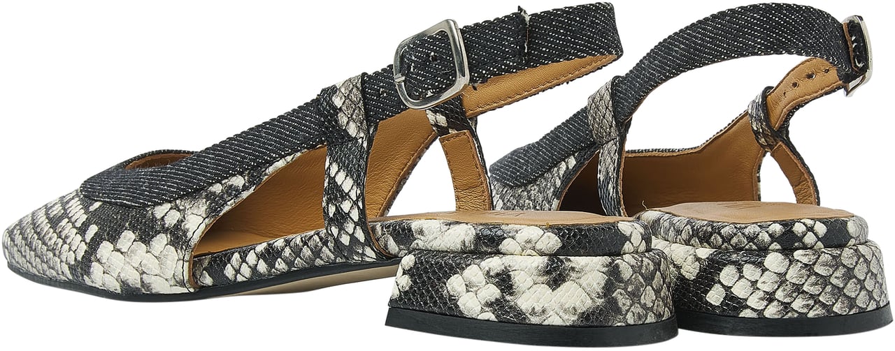 VIA VAI Julie Xena Slingbacks Dierenprint