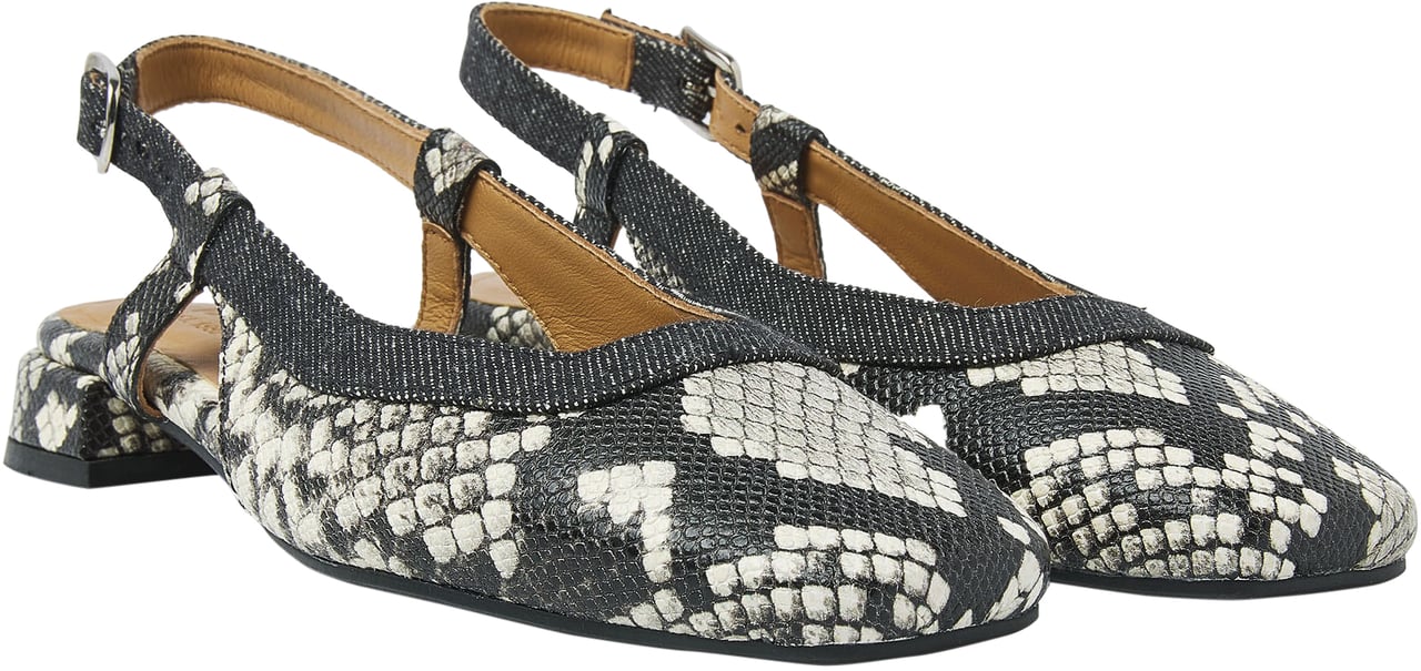 VIA VAI Julie Xena Slingbacks Dierenprint