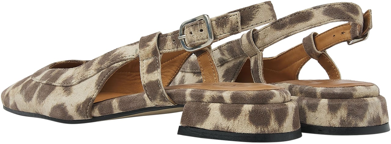 VIA VAI Julie Xena Slingbacks Dierenprint