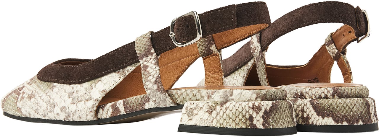 VIA VAI Julie Xena Slingbacks Dierenprint