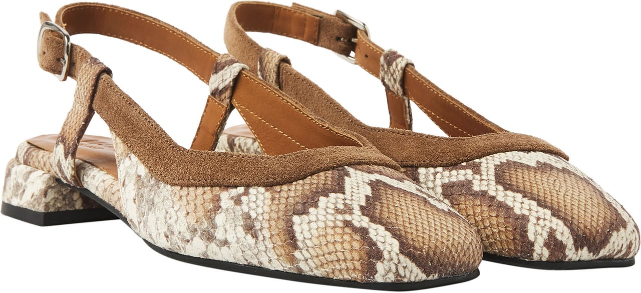 VIA VAI Julie Xena Slingbacks Dierenprint