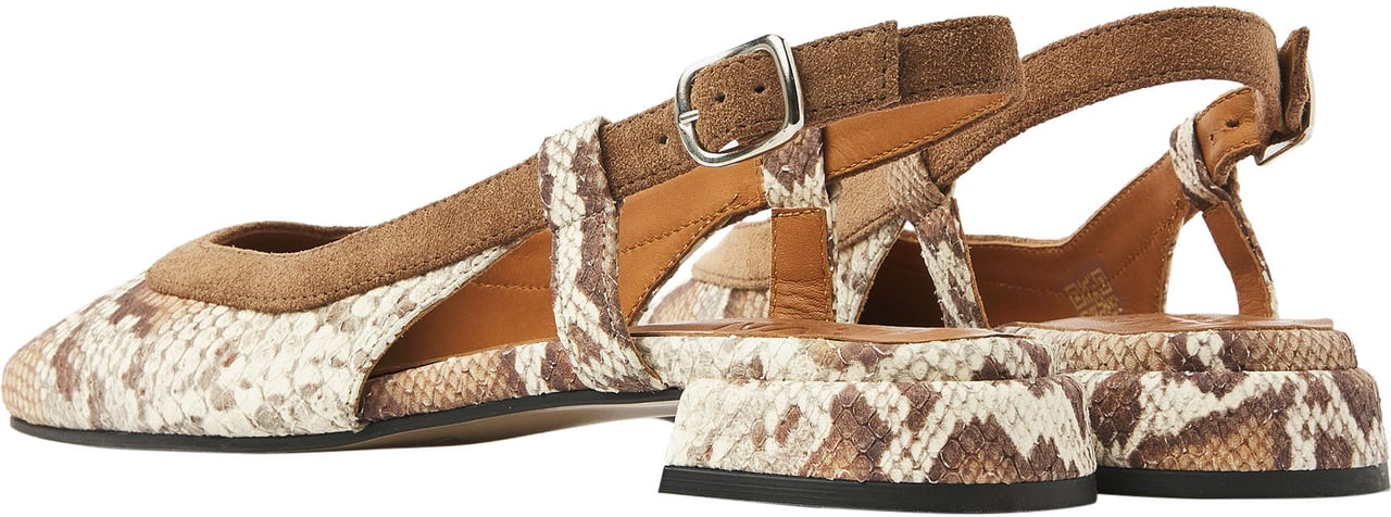 VIA VAI Julie Xena Slingbacks Dierenprint
