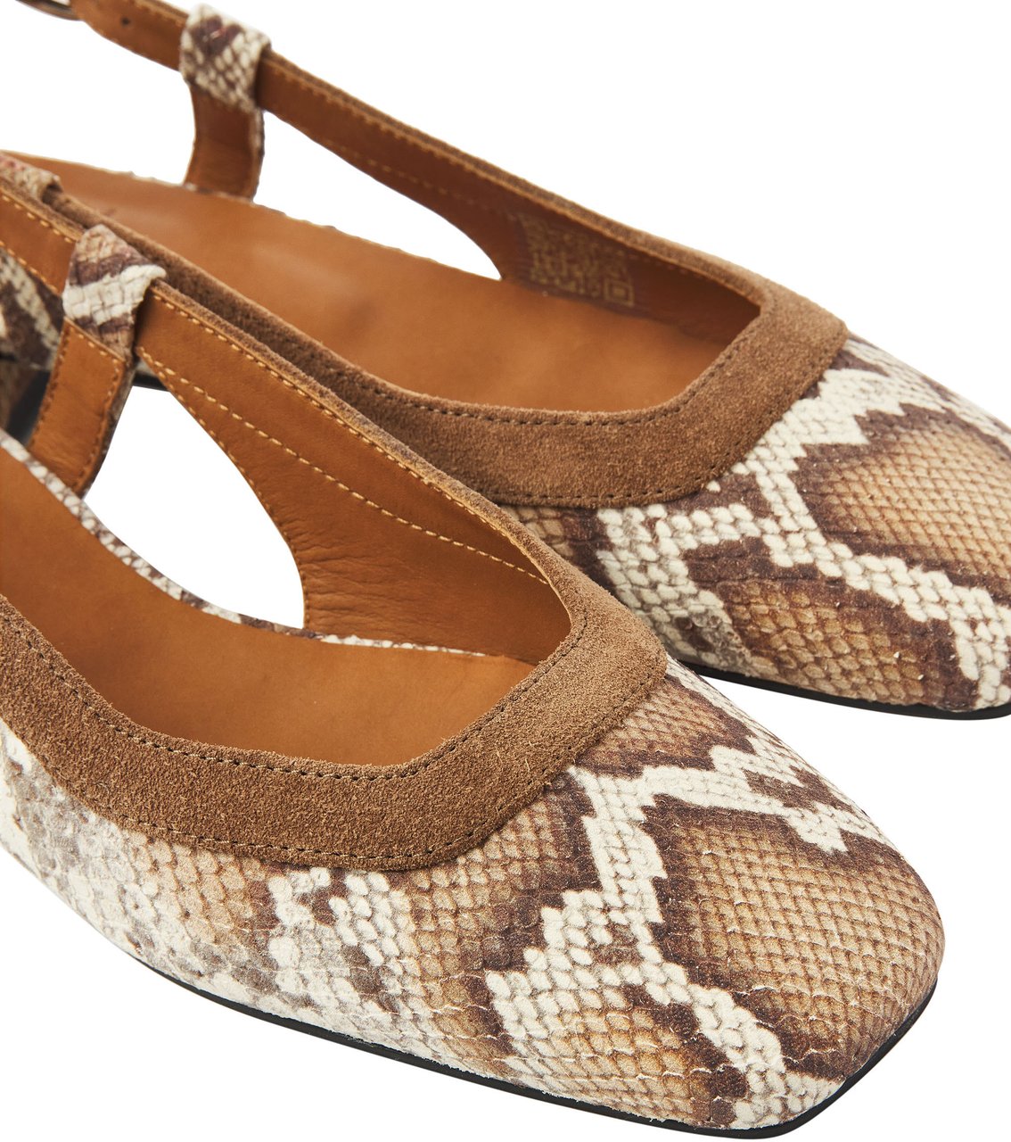 VIA VAI Julie Xena Slingbacks Dierenprint