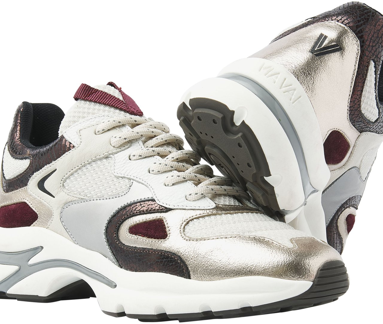 VIA VAI Vesper Due Sneakers Maroon