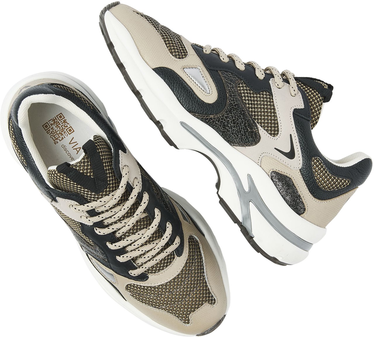 VIA VAI Vesper Due Sneakers Beige