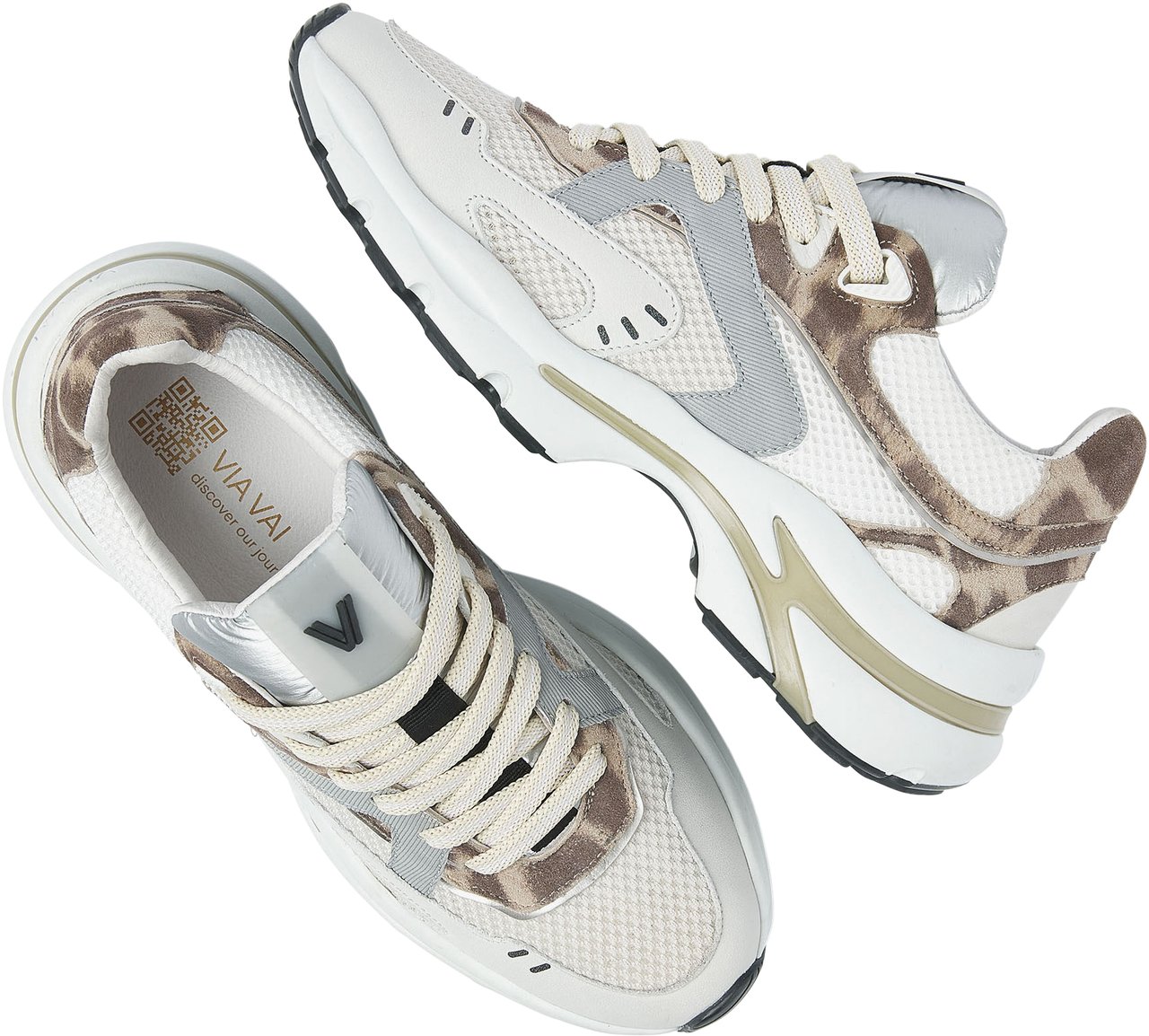 VIA VAI Vesper Kelsey Sneakers Dierenprint