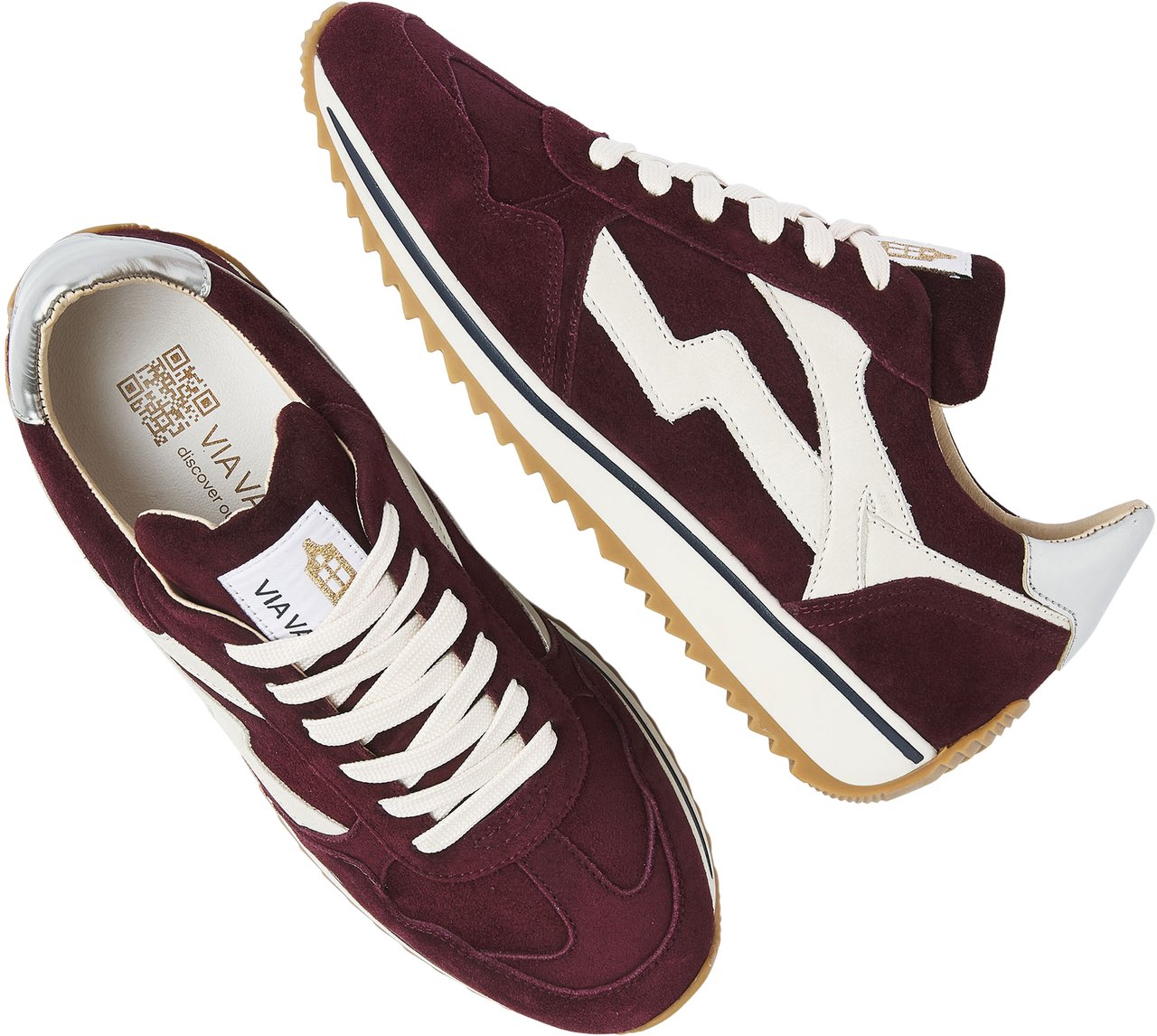 VIA VAI Mikki Alex Sneakers Maroon