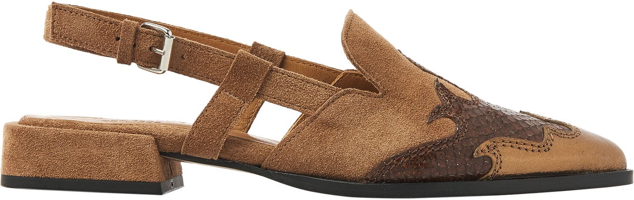 VIA VAI Jazz Vaienna Slingbacks Metallic