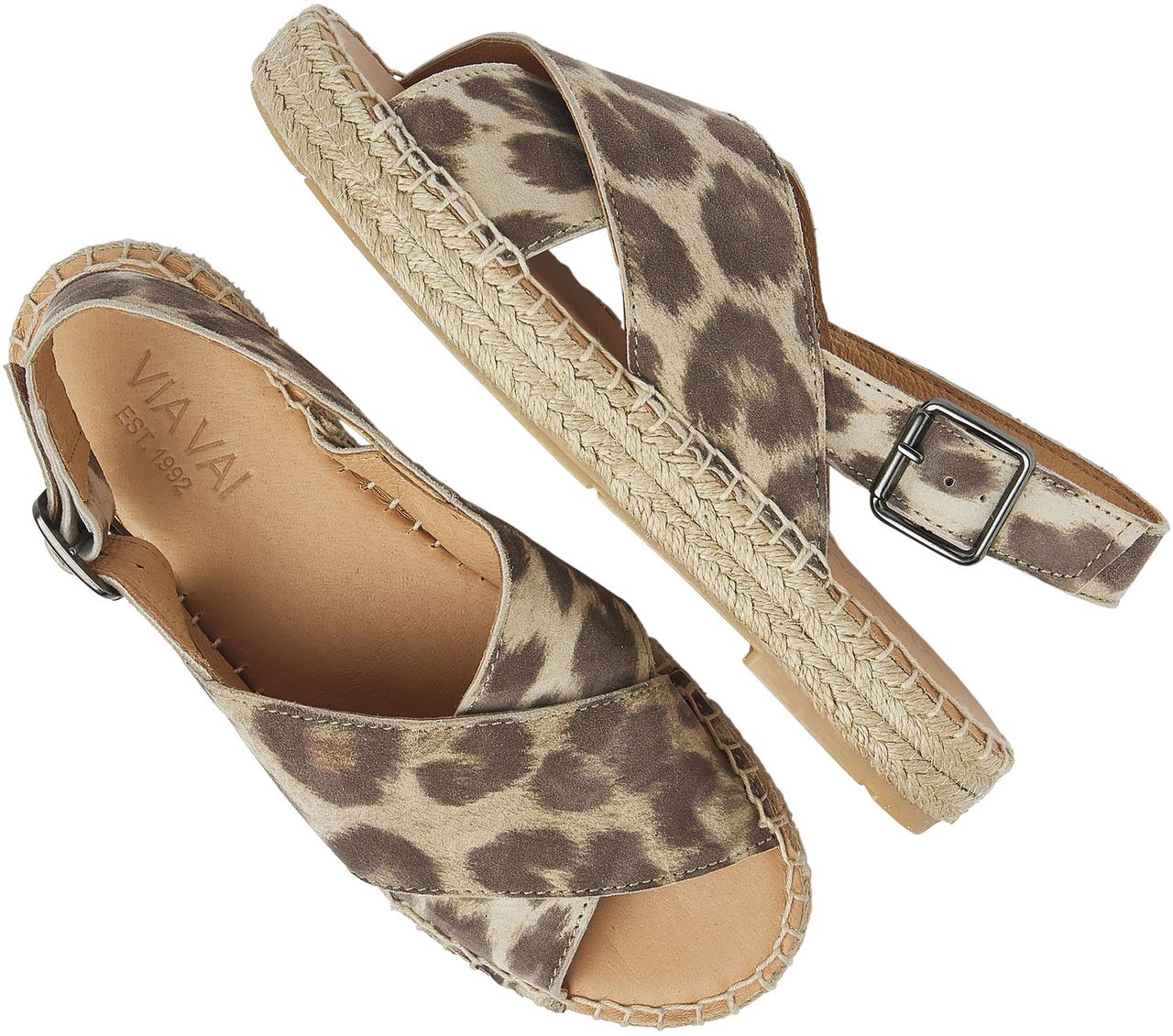 VIA VAI Mondi Isabella Espadrilles Dierenprint