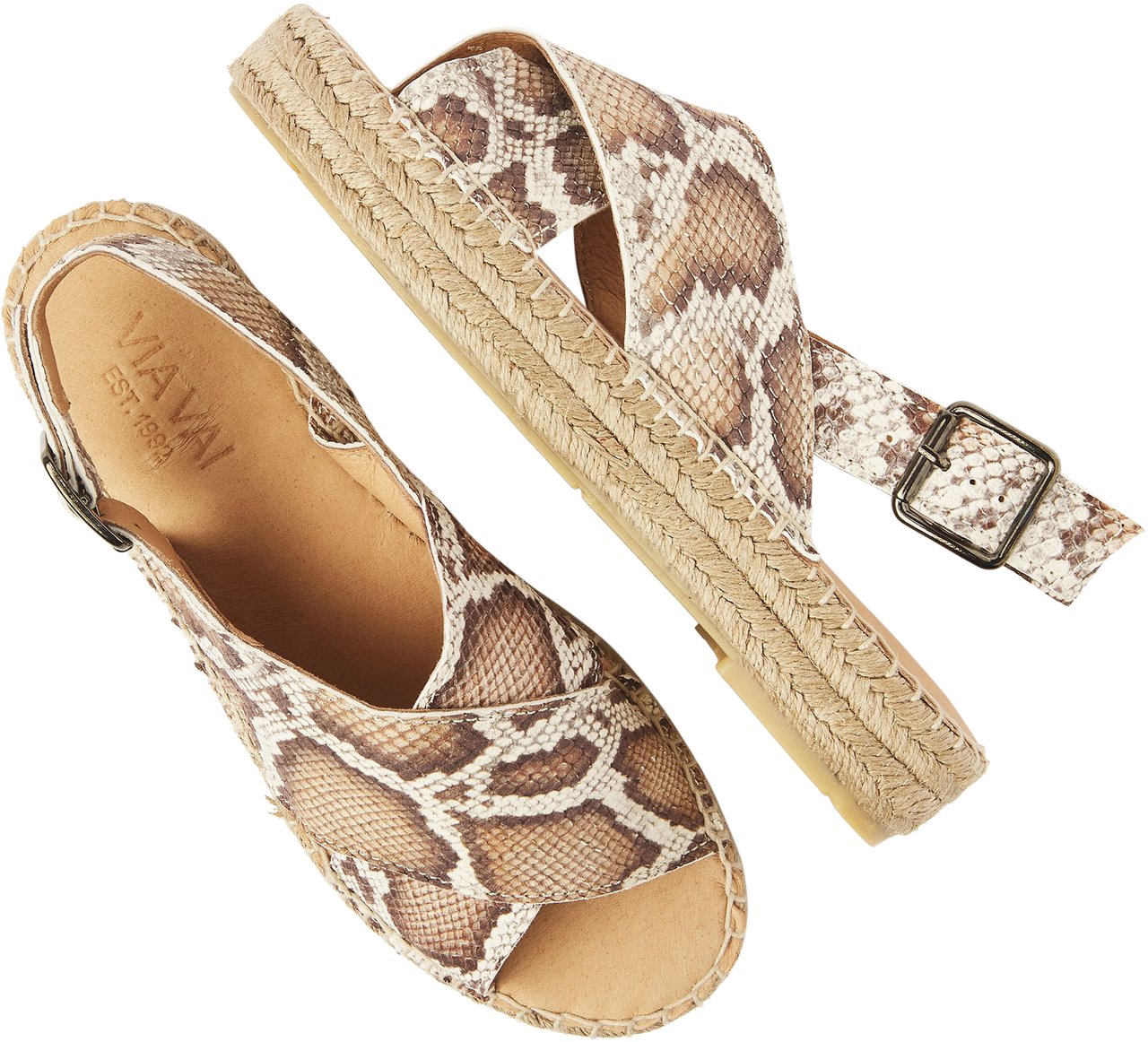 VIA VAI Mondi Isabella Espadrilles Dierenprint
