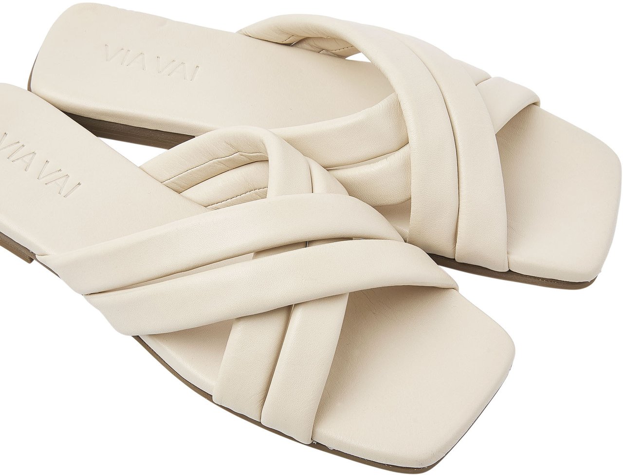 VIA VAI Kiki Lot Slippers Beige