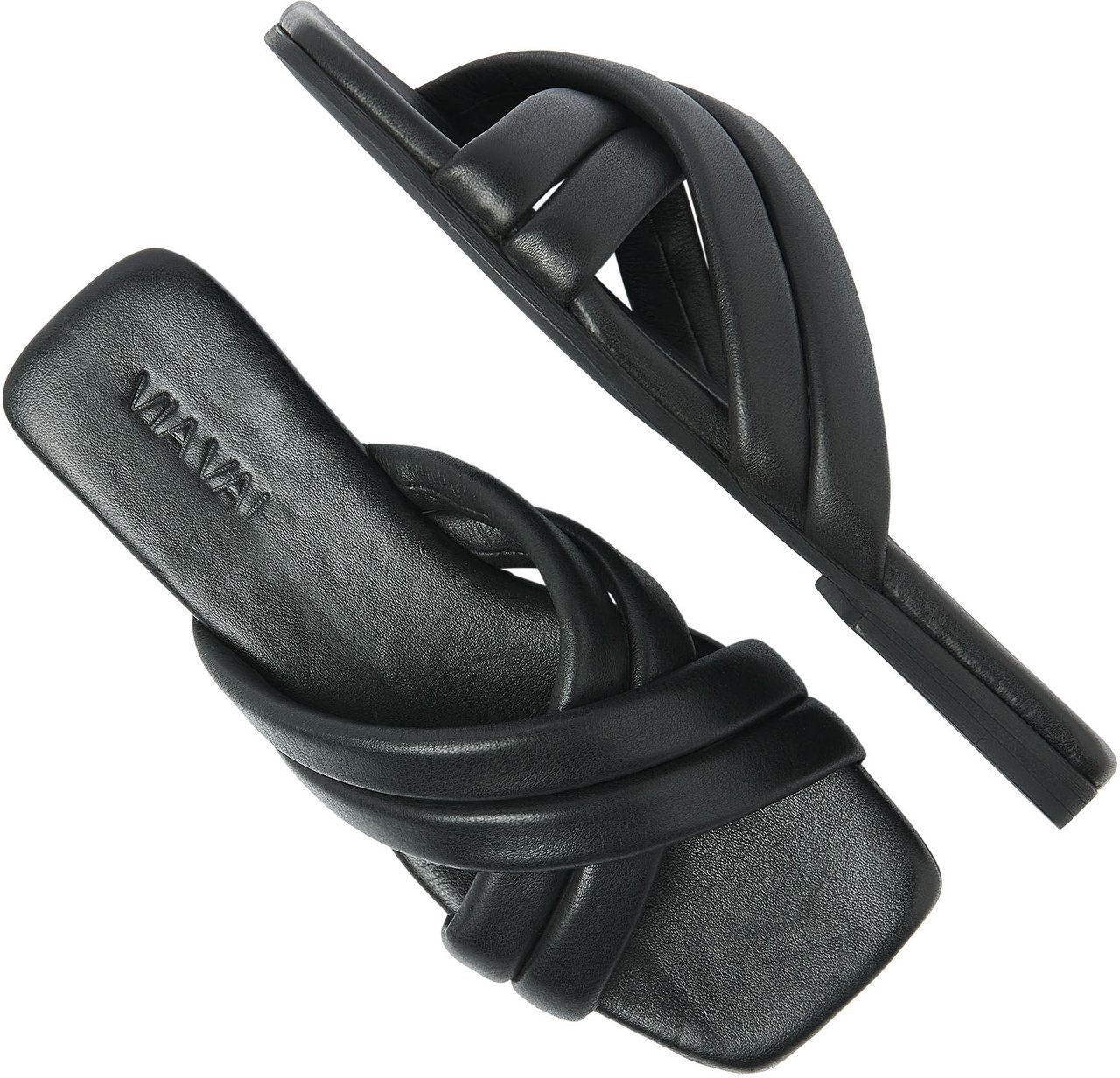 VIA VAI Kiki Lot Slippers Zwart