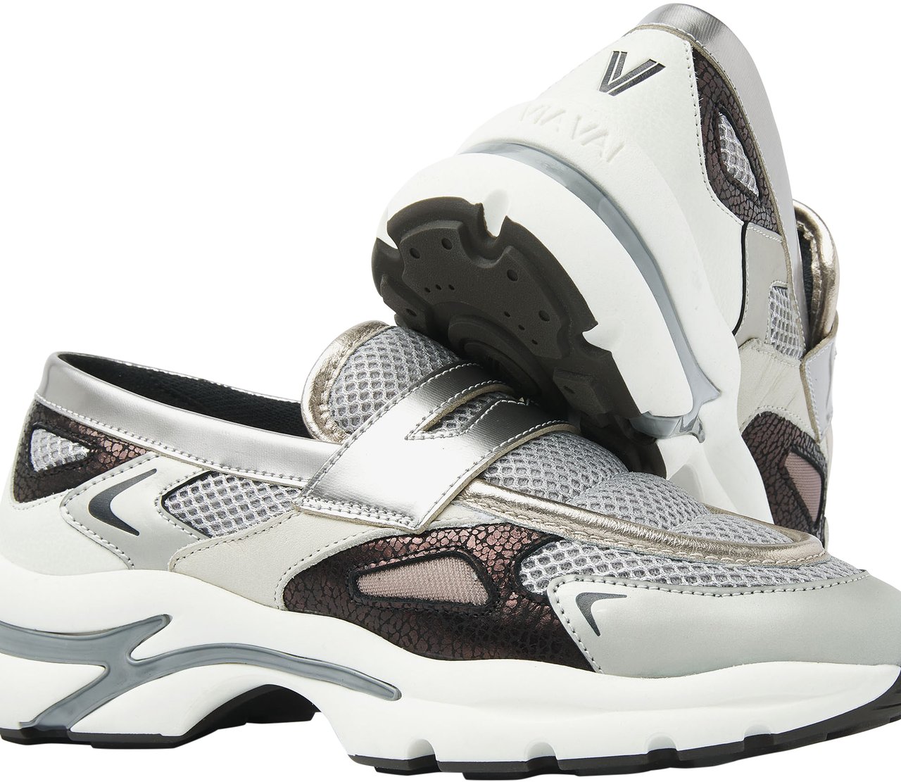 VIA VAI Vesper Lana Loafers Zilver