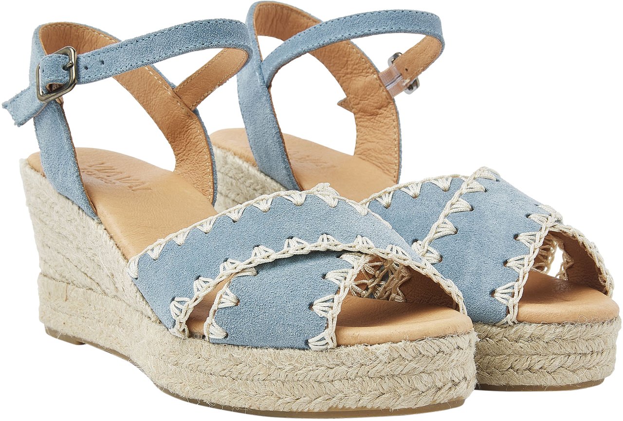 VIA VAI Luisa Ayla Espadrilles Blauw