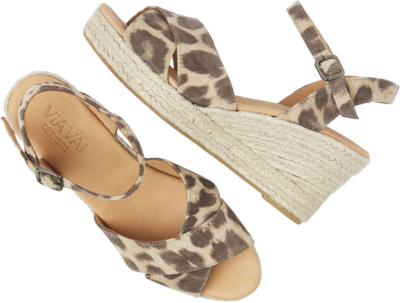 VIA VAI Luisa Tiana Espadrilles Dierenprint
