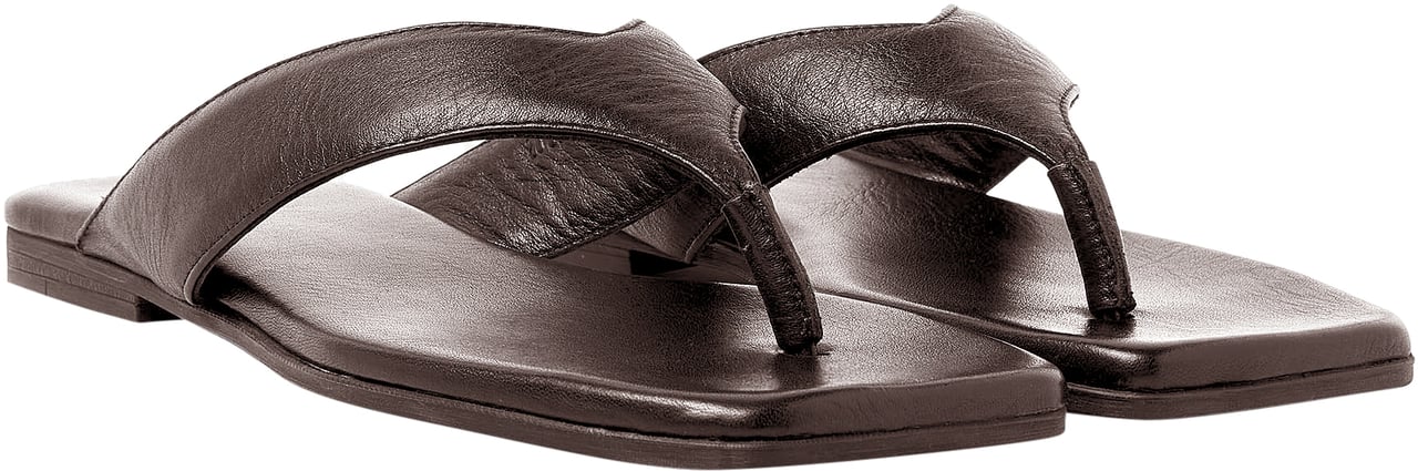 VIA VAI Kiki Berry Slippers Bruin