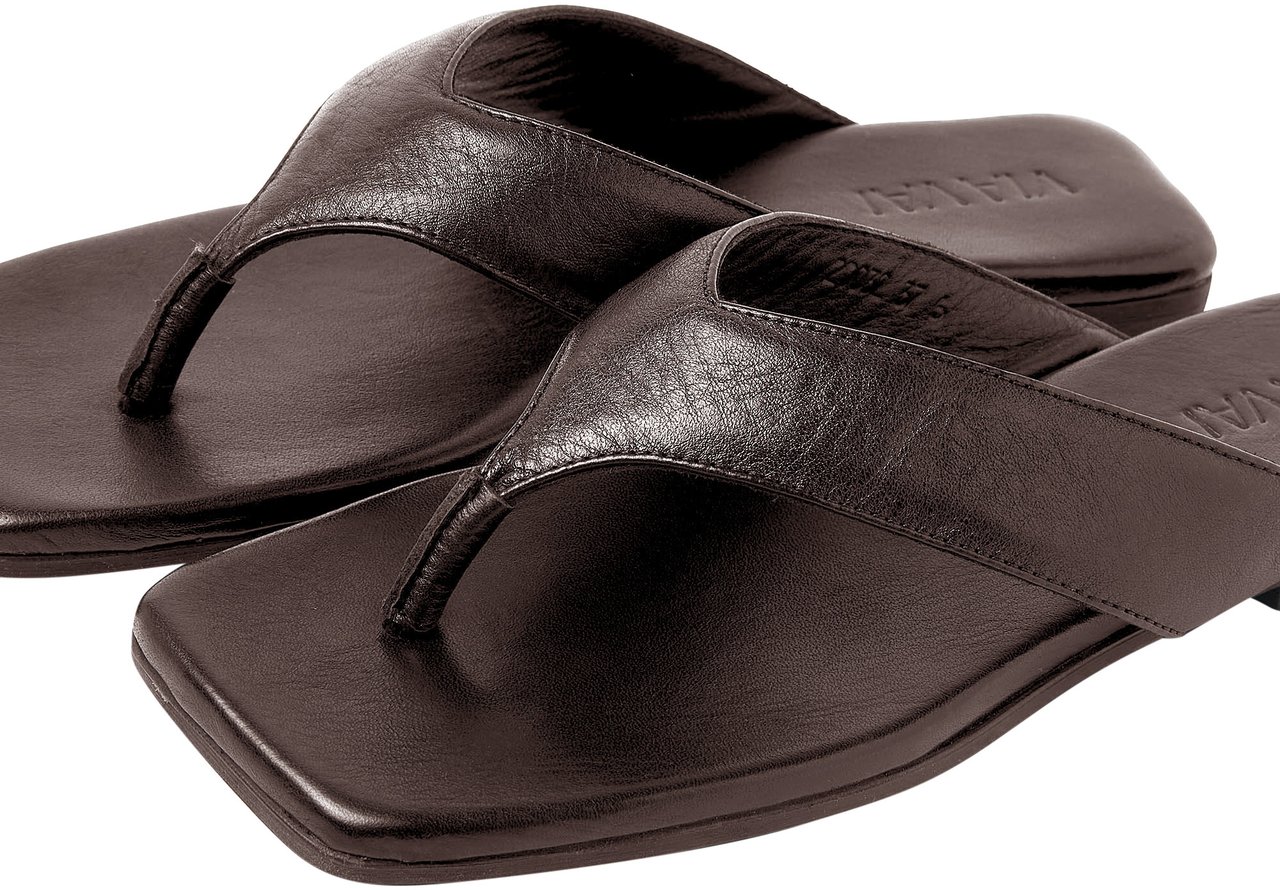 VIA VAI Kiki Berry Slippers Bruin