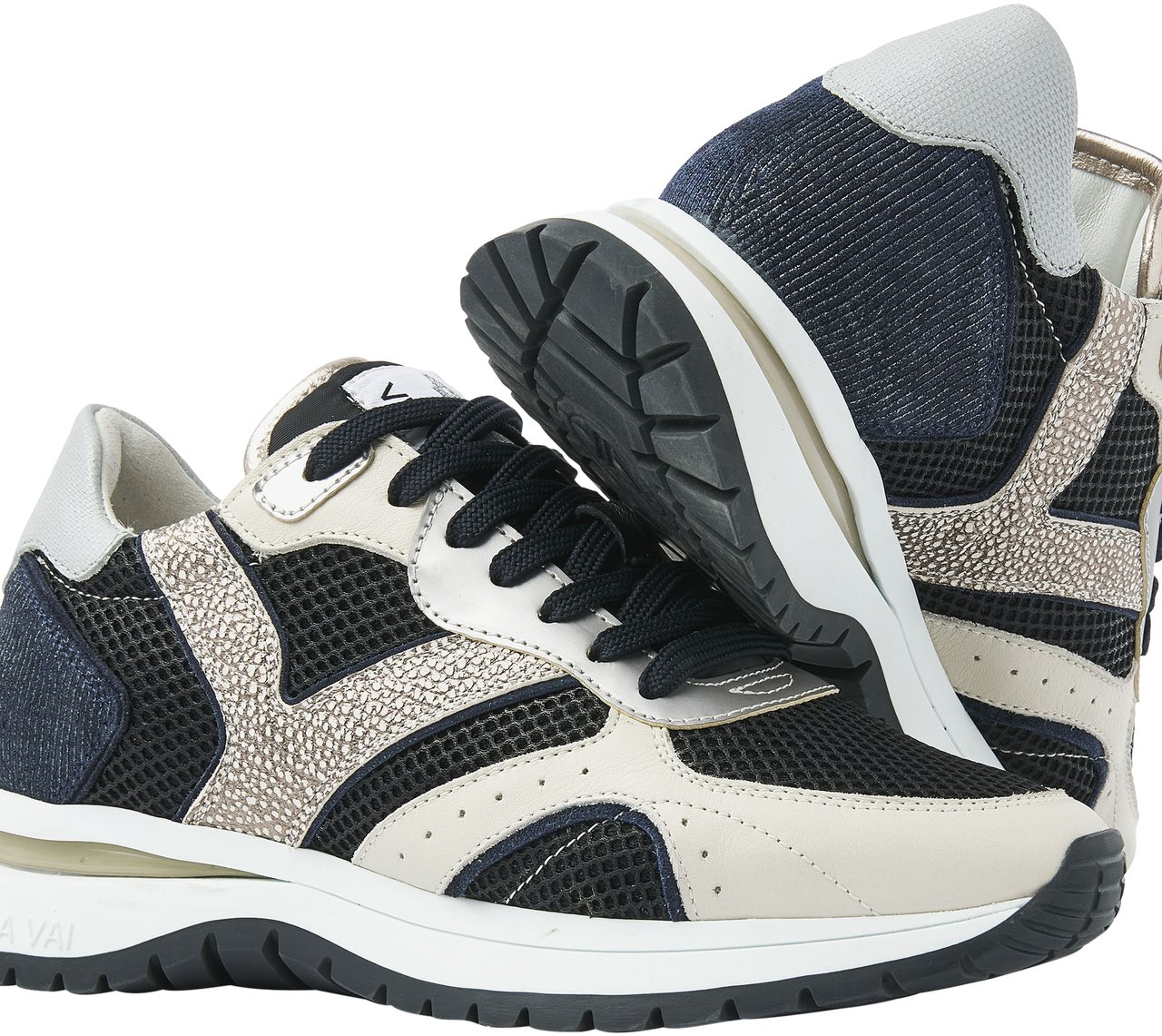 VIA VAI Usher Elliot Sneakers Zwart