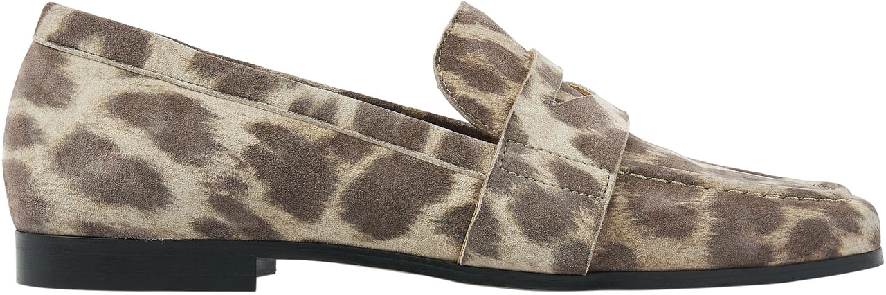 VIA VAI Chiara Sage Loafers Dierenprint
